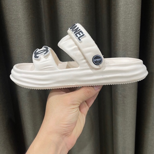 Dép quai hậu tai bèo chất liệu EVA, dép sandal độn đế 3cm siêu xinh