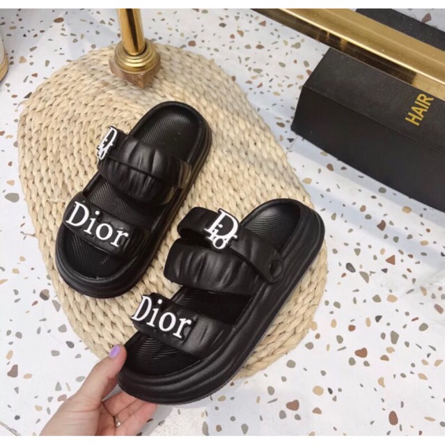 Dép quai hậu tai bèo chất liệu EVA, dép sandal độn đế 3cm siêu xinh