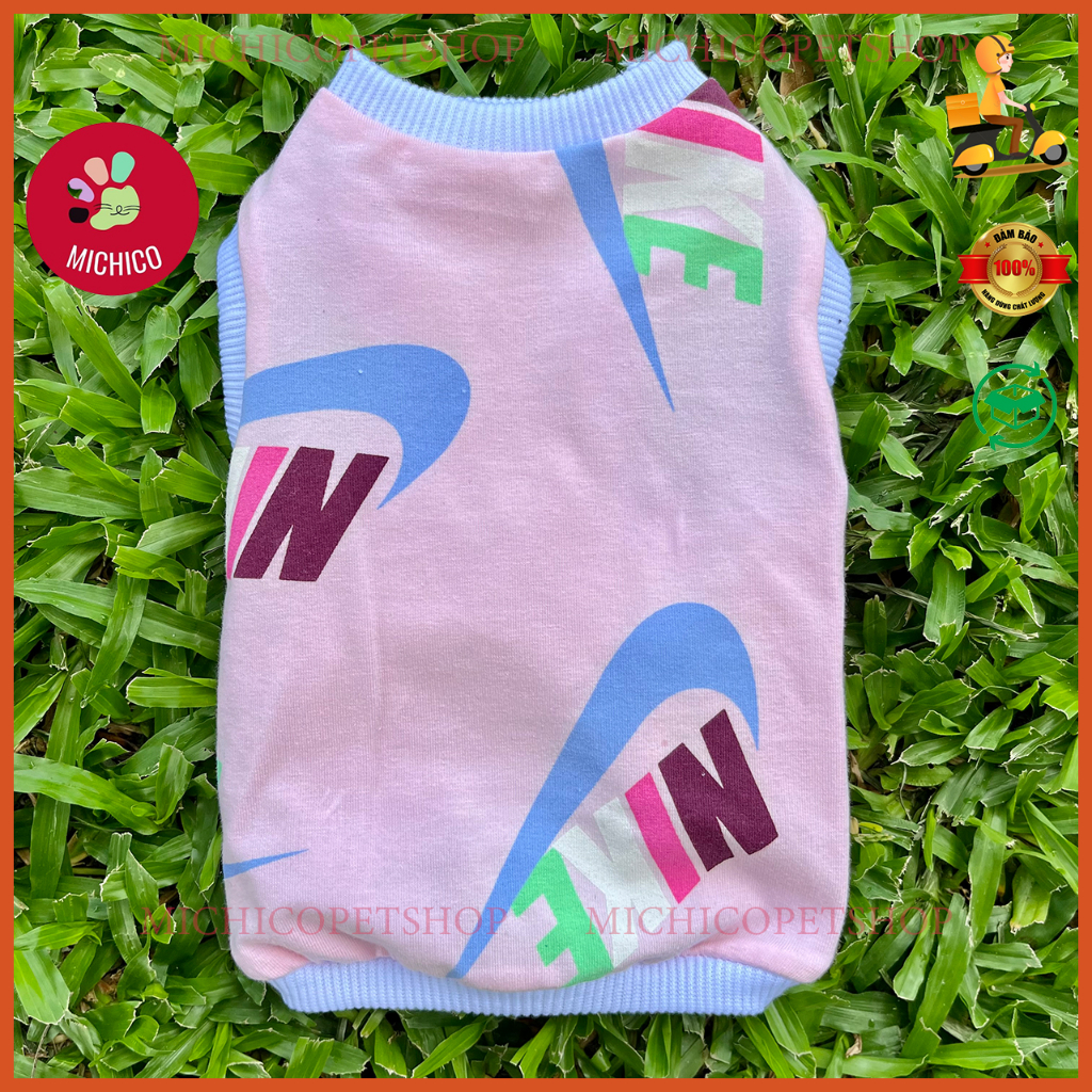 Áo Cho Chó Mèo 3 Lỗ Vải Cotton– Áo 3 Lỗ Cho Thú Cưng Đủ Size