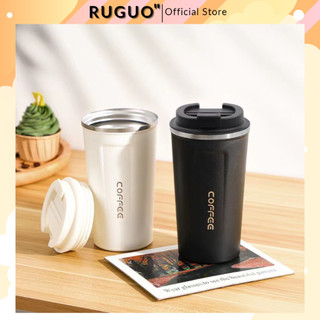 Ly giữ nhiệt Coffeeholic inox 304, chống tràn, ly uống cafe đựng nước, lạnh, nóng bảo vệ môi trường