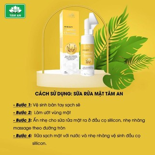 Bọt rửa mặt cao cấp đông trùng hạ thảo tâm an chính hãng
