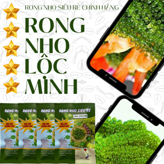 [COMBO 10 GÓI] Rong Nho Tách Nước nở ra tươi 30gr, mua 12 tặng 1; mua 23 tặng 2; mua 50 tặng 5; mua 100 tặng 12.