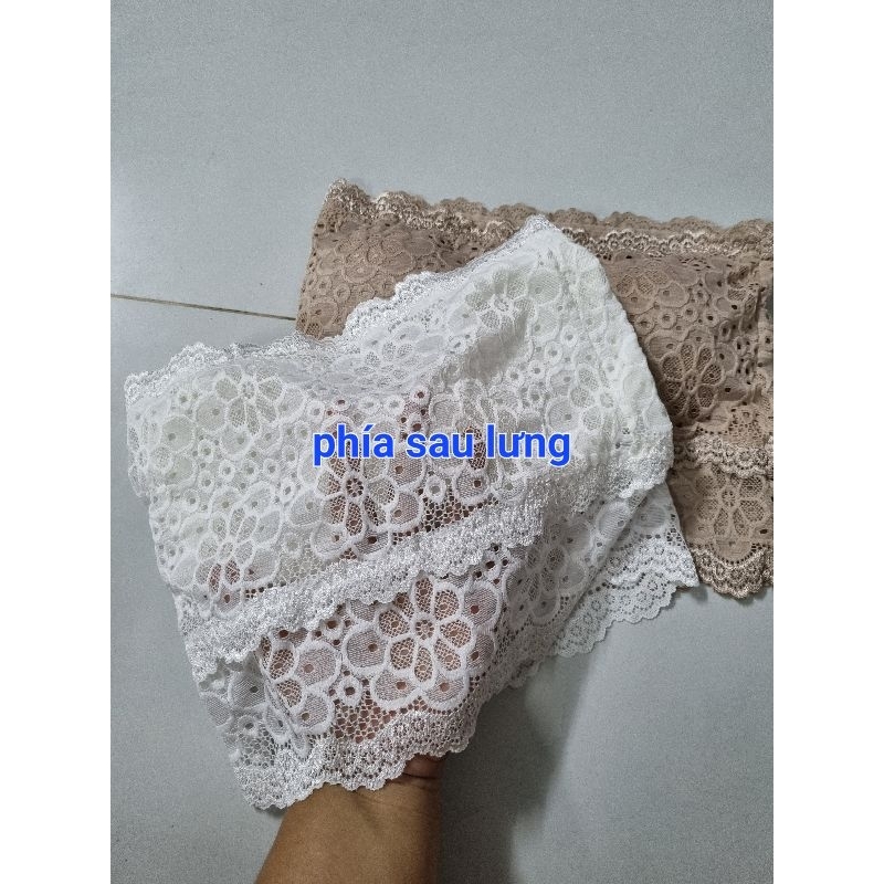 🔴Áo ống 0159 nguyên bảng ngang không gài bra quây ngực không dây ống ren