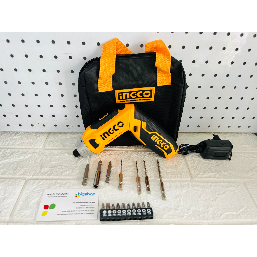 Máy siết, vặn vít dùng pin Lithium 8V INGCO CSDLI0801