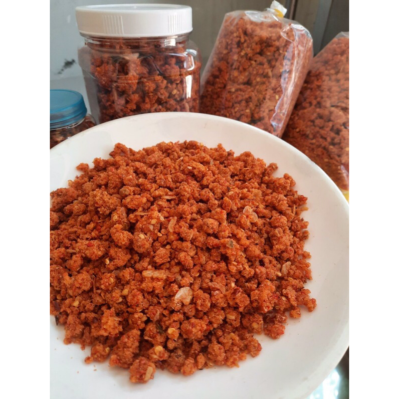 500g muối tôm ăn trái cây 55k