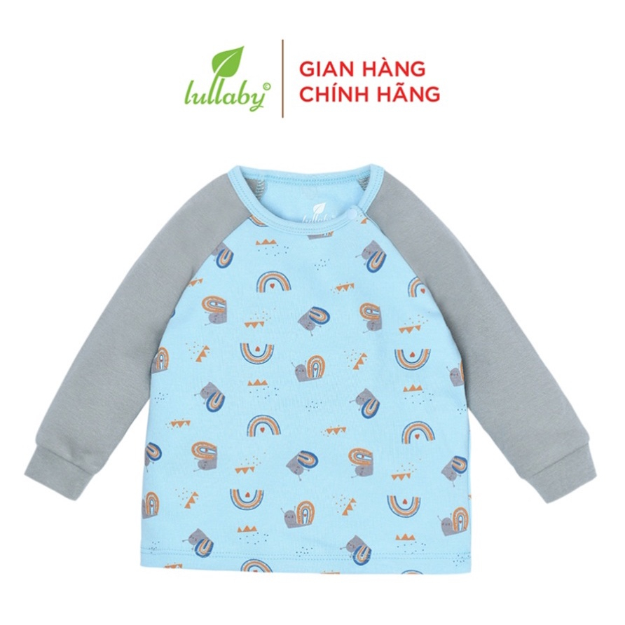 LULLABY Áo dài tay raglan cotton dày Lullaby NH673P