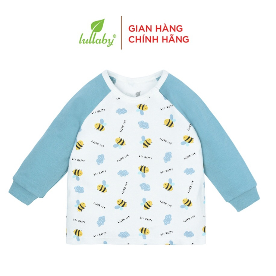 LULLABY Áo dài tay raglan cotton dày Lullaby NH673P