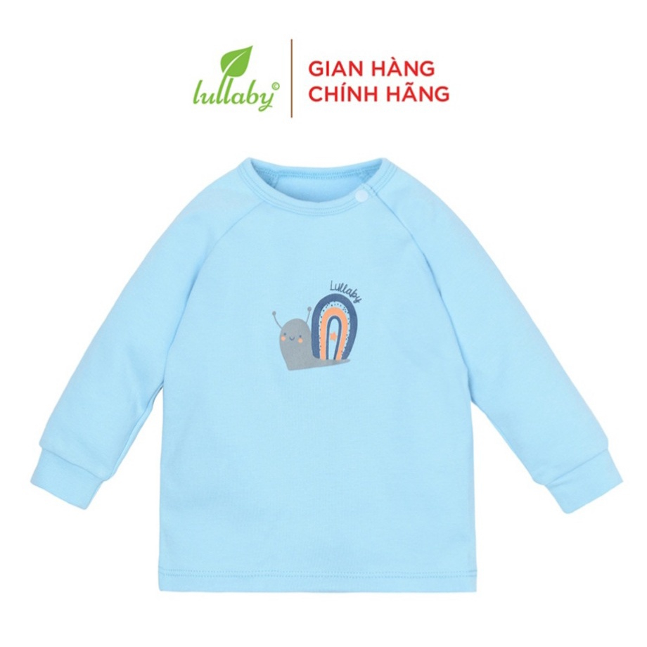 LULLABY Áo dài tay raglan cotton dày Lullaby NH673P