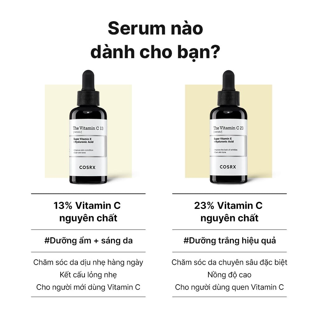 Tinh chất dưỡng trắng sáng da COSRX The Vitamin C 13 serum 20ml - ninishop