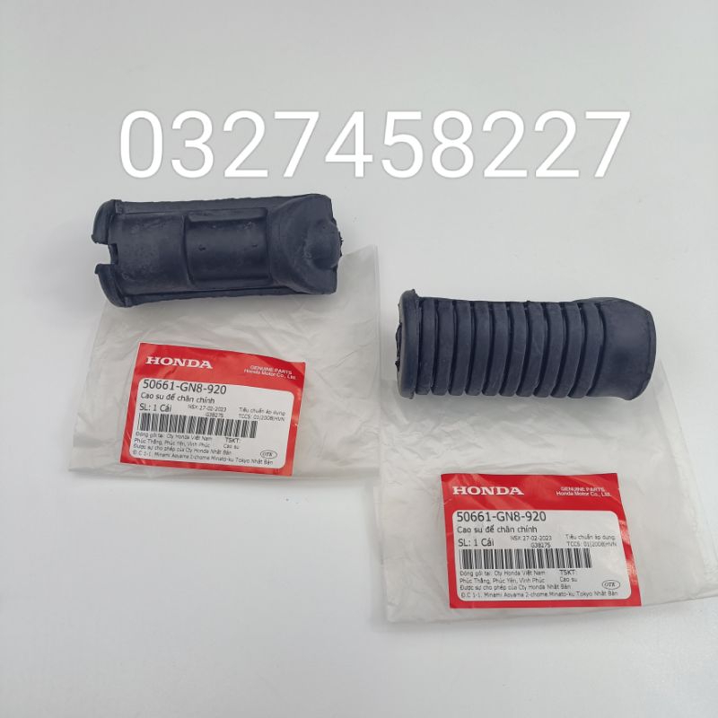 Cặp cao su gác chân giữa xe DREAM, WAVE, FUTURE NEO.... zin honda