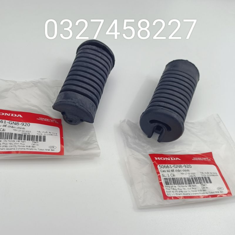 Cặp cao su gác chân giữa xe DREAM, WAVE, FUTURE NEO.... zin honda