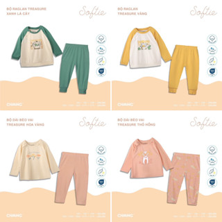 [ CHAANG ] XẢ Bộ dài tay raglan và bèo vai cho bé dưới 5 tuổi