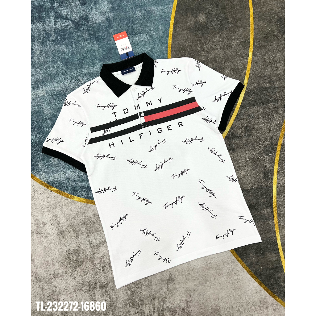🔥Hot🔥Áo polo Tommy in chữ ký thiết kế hot trend Nam nữ New 2023