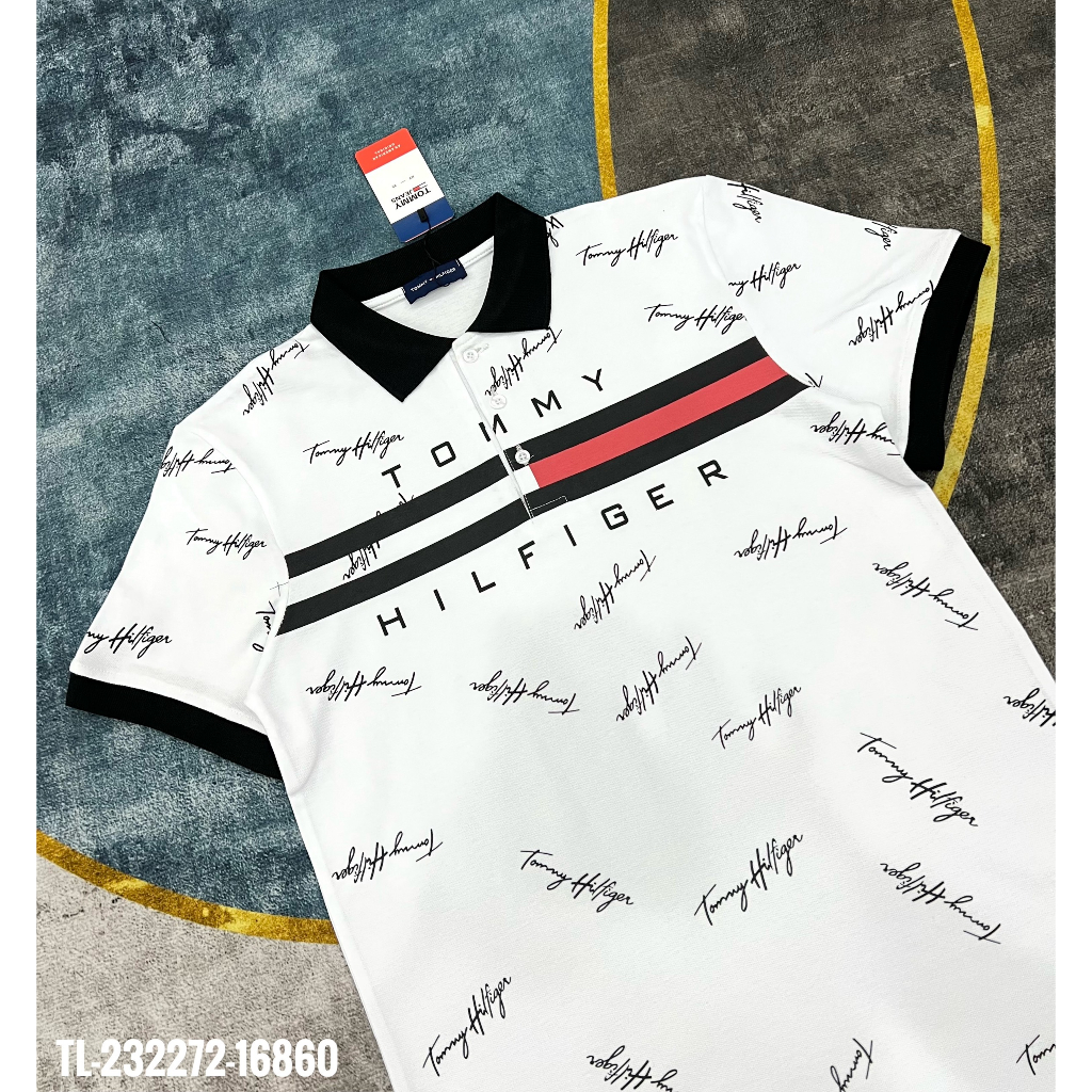 🔥Hot🔥Áo polo Tommy in chữ ký thiết kế hot trend Nam nữ New 2023