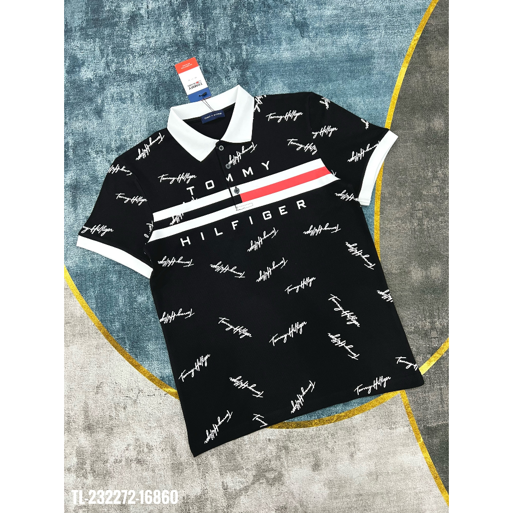 🔥Hot🔥Áo polo Tommy in chữ ký thiết kế hot trend Nam nữ New 2023