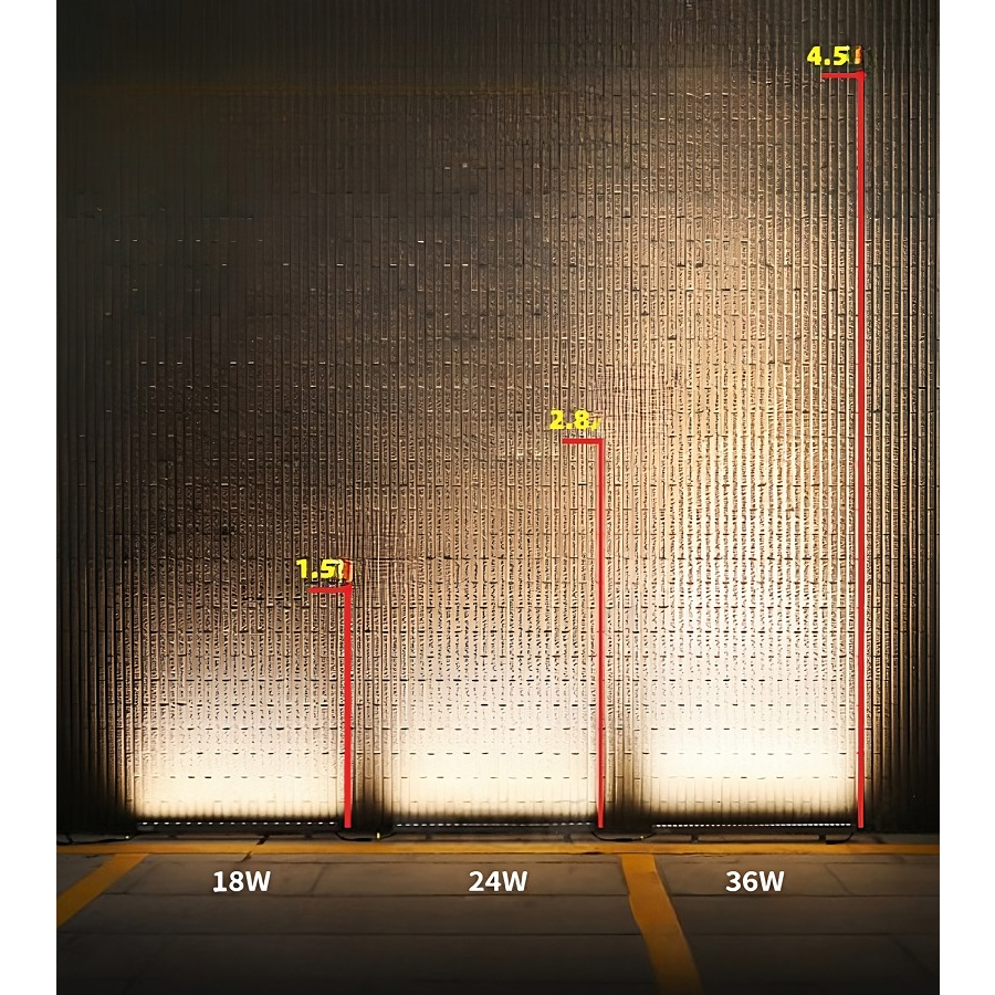 Đèn led thanh hắt ngoài trời dài 1m, điện 220v, thân nhôm, chống nước, nhiều công suất BH 24 tháng