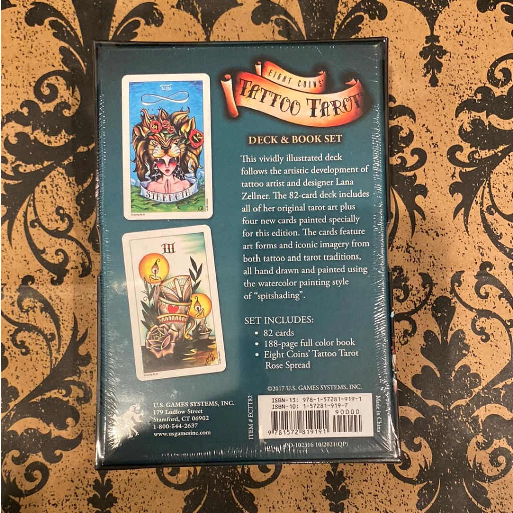 Bộ bài Eight Coins' Tattoo Tarot - AUTH