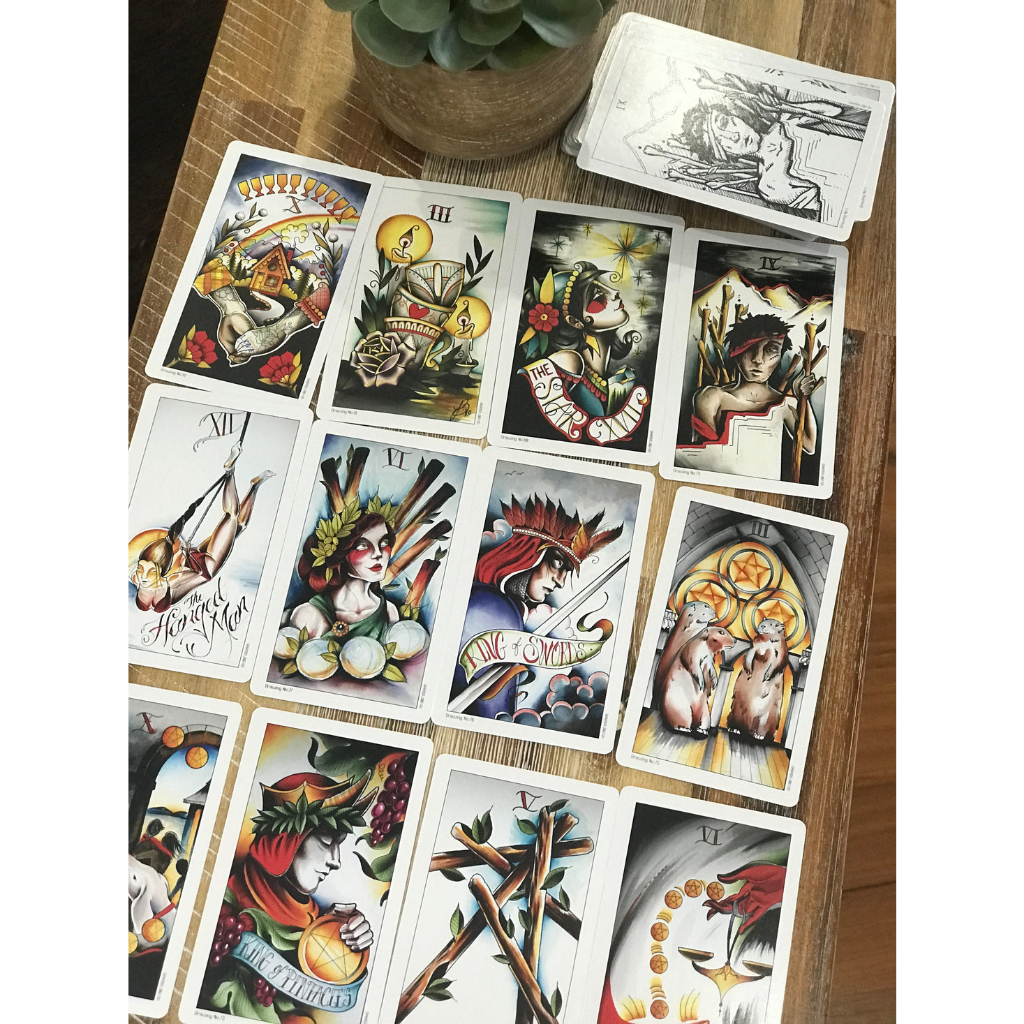 Bộ bài Eight Coins' Tattoo Tarot - AUTH