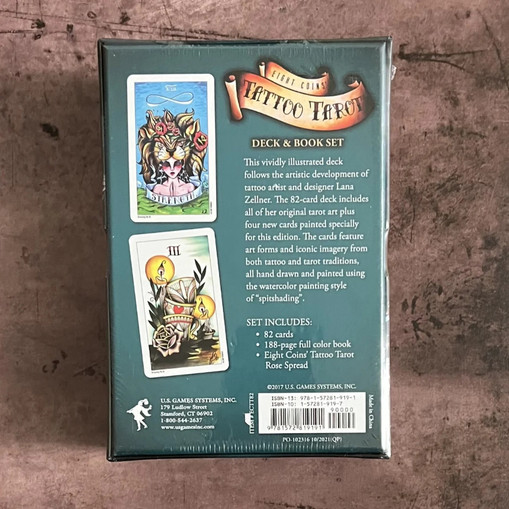Bộ bài Eight Coins' Tattoo Tarot - AUTH
