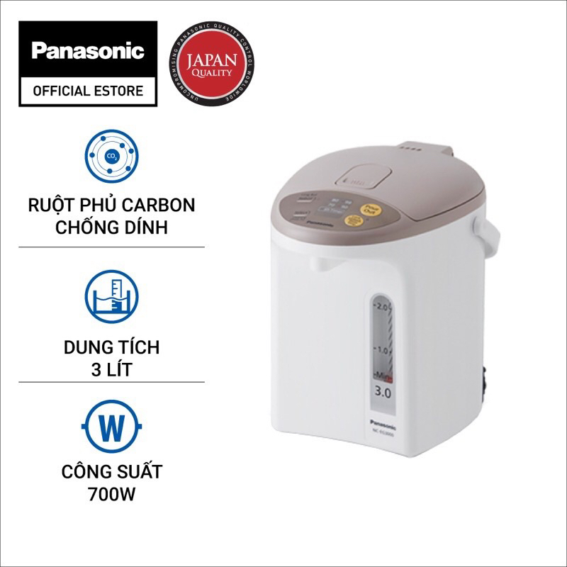 Bình thủy điện Panasonic NC-EG3000CSY 3 lít