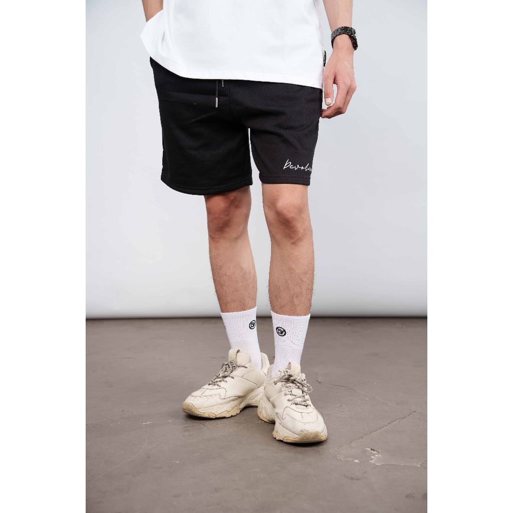 Quần short Devotus Local Brand Unisex Signature Fullbox Q001 Thêu logo