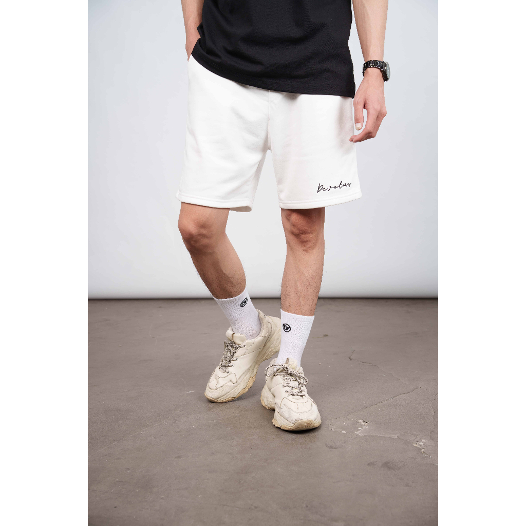 Quần short Devotus Local Brand Unisex Signature Fullbox Q001 Thêu logo