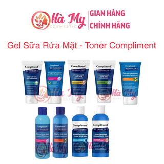 Gel sữa rửa mặt BHA , AHA  & toner BHA ,AHA Compliment 200ml