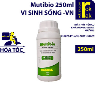 MULTIBIO MỚI / Extra Bio ( Extrabio 250ml ) vi sinh nước cho hồ cá và bộ lọc