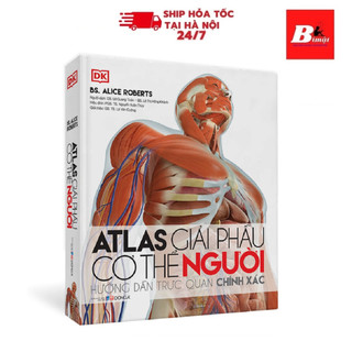Sách - atlas giải phẫu cơ thể người - bìa cứng - đông a