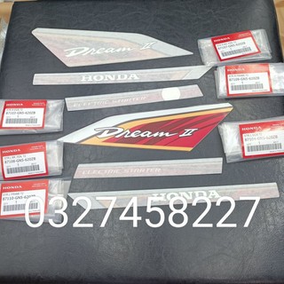 Bộ tem lửa xe DREAM thái 3M zin chính hãng Honda