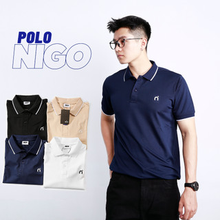 Áo polo nam trơn có cổ polo basic Nigo áo polo nam đơn giản cao cấp