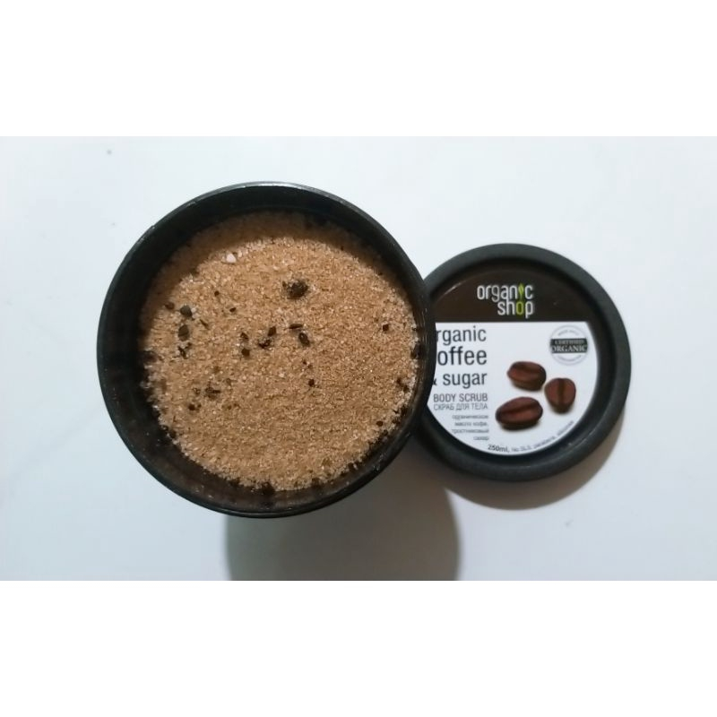 Muối cafe organic tẩy da chết 250g