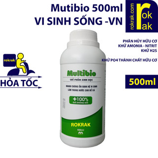 MULTIBIO MỚI / Extra Bio (chai 500ml) Vi Sinh Làm Sạch Nước Bể Cá Cảnh