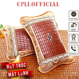 Gối trúc mây hạt điều hoà cao cấp, gối ngủ thư giãn điều hoà mát lạnh hàng loại 1