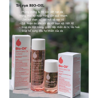 ( mẫu mới) tinh dầu trị rạn da Bio Oil 125ml/60ml Úc