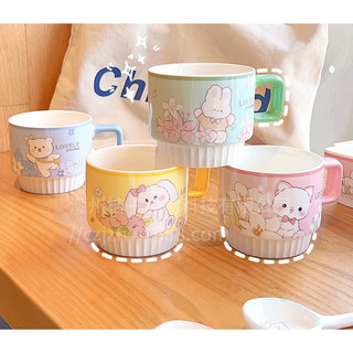 Cốc uống nước, Cafe, Ly sứ uống sữa hoạ tiết ngộ nghĩnh đáng yêu cao cấp