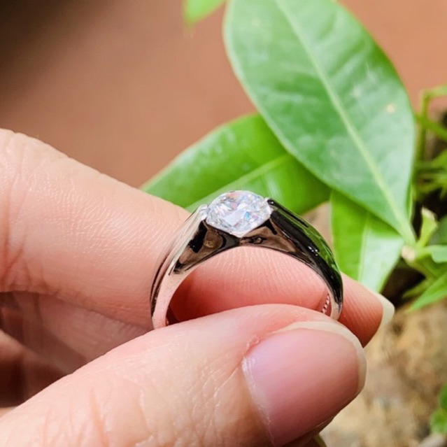 N2.189 Nhẫn bạc đa cz kiểu nhún nơ | Độc lạ | Vintage | Silver | Si Nhật | Japan | 2HAND | Bạc |