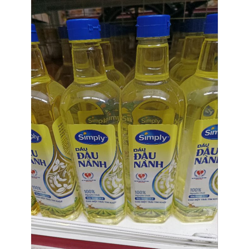Dầu ăn Simply đậu nành 1Lít