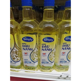Dầu ăn Simply đậu nành 1Lít
