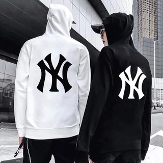 Hoodie MLB NY đường phố hàn quốc, áo nỉ Unisex nam nữ cá tính, dễ phối đồ