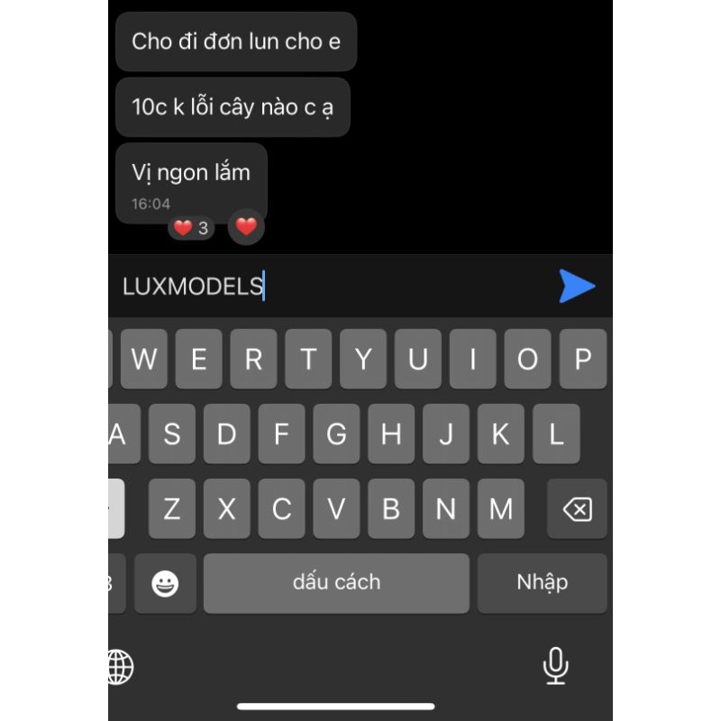 Xịt thơm miệngg luxmodels 2500 h ơ iii