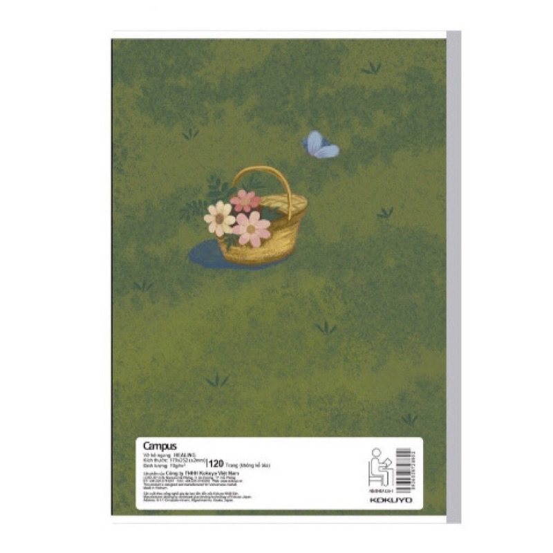Vở kẻ ngang Campus 120 trang B5 _Healing