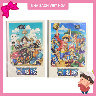 Tập 10 vở kẻ ngang 80/120/200 trang b5 hình one piece hưng thịnh
