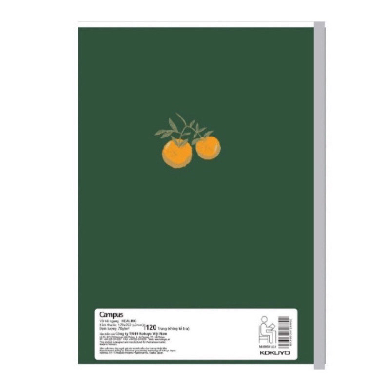 Vở kẻ ngang Campus 120 trang B5 _Healing