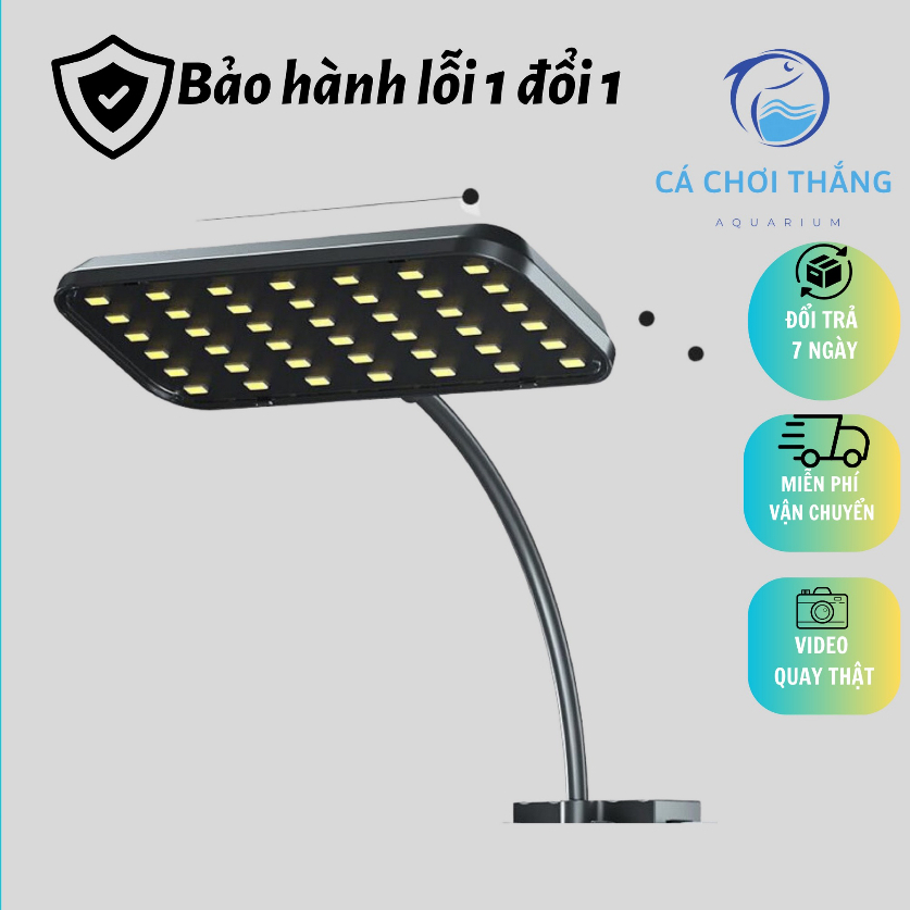 Đèn LED RGB 3 in 1 Deyao CF02 (13W) - Đỏ cá đỏ cây không đỏ nước