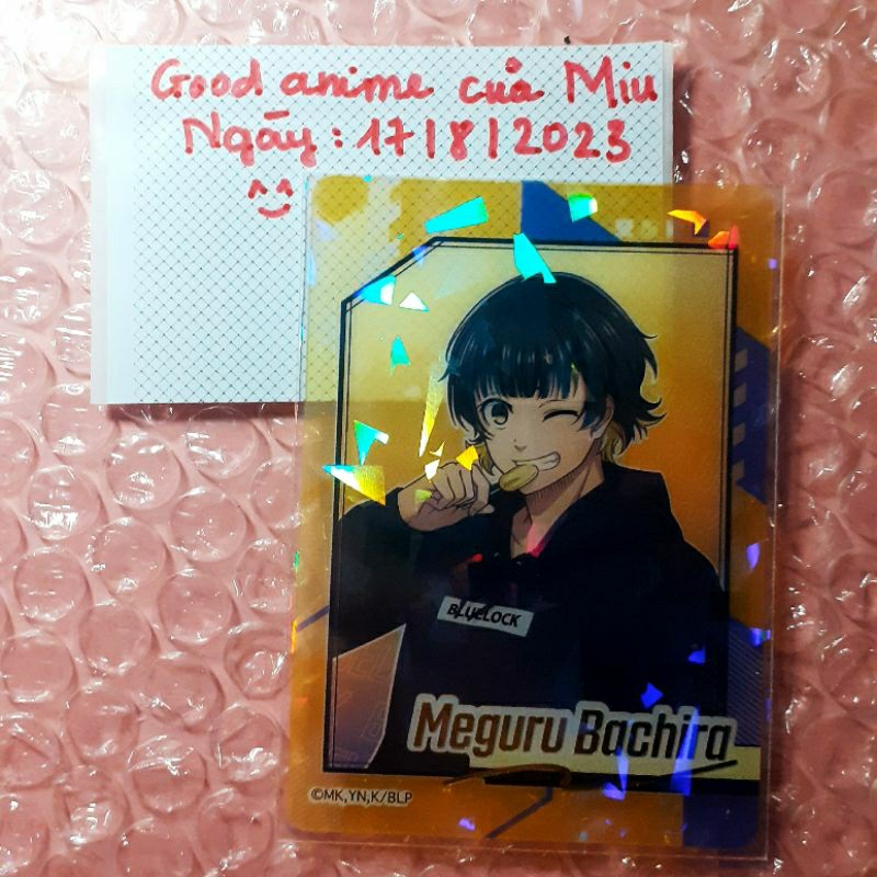 CARD CLEAR BLUE LOCK VOL 3