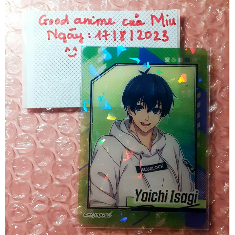 CARD CLEAR BLUE LOCK VOL 3