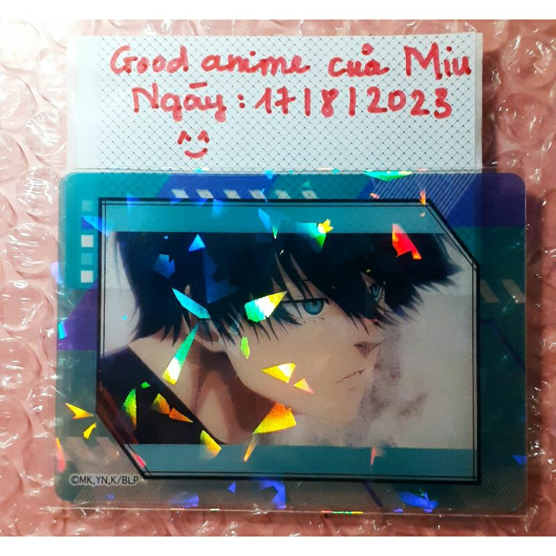 CARD CLEAR BLUE LOCK VOL 3