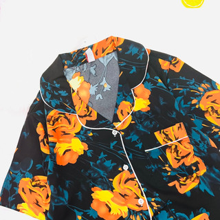 Pijama quần lửng lụa mango mềm mịn Có Size Lớn 75kg mặc đôi mẹ con