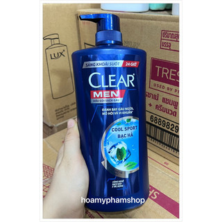 Dầu gội clear men 900g